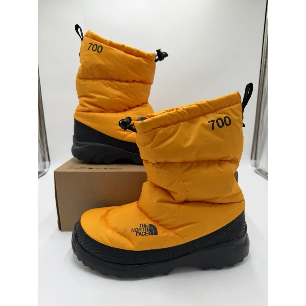 The North Face Unisex Nuptse Traction Bootie Summit Gold Men's Size 11 Womens 13